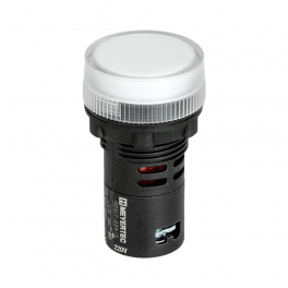 Сигнальная LED лампа, белый, 220V AC IP65 MT22-SA61